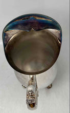 Load image into Gallery viewer, Vintage Silver Tone Side Handle Footed Collectible Coffee Or Tea Pot
