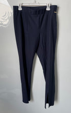Load image into Gallery viewer, Michael Kors Womens Blue Flat Front Elastic Waist Pull-On Ankle Pants Size L
