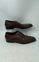 Load image into Gallery viewer, Aldo Mens Brown Leather Cap Toe Lace-Up Oxford Dress Shoes Size 10.5

