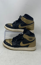 Load image into Gallery viewer, Nike Kids Air Jordan 1 Retro High OG FD1437-071 Gold Black Sneaker Shoes Size 5Y
