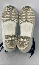 Load image into Gallery viewer, DKNY Womens Pandie Lug Blue White Block Heel Lace-Up Ankle Bootie Size 7M
