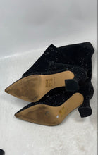 Load image into Gallery viewer, Aldo Womens Taylah Black Pointed Toe Crystal Studded Mid-Calf Booties Size 7.5
