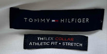 Load image into Gallery viewer, Tommy Hilfiger Mens White Athletic-Fit Long Sleeve Collared Dress Shirt Size M
