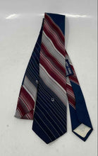 Load image into Gallery viewer, Christian Dior Mens Multicolor Striped Adjustable Pointed Tie One Size
