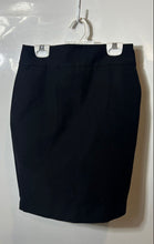 Load image into Gallery viewer, Express Womens Black Flat Front Back Zip Straight &amp; Pencil Skirt Size 0
