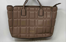 Load image into Gallery viewer, Calvin Klein Womens Noa Brown Inner Pockets Double Handle Zipper Tote Bag
