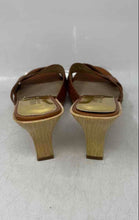 Load image into Gallery viewer, Michael Kors Womens Amelie Luggage Brown Leather Open Toe Mule Sandals Size 8 M
