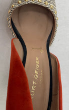 Load image into Gallery viewer, Kurt Geiger Womens London The Bond White Black Orange D'Orsay Heels Size 37
