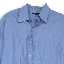 Load image into Gallery viewer, Tommy Hilfiger Mens Light Blue 100% Cotton Long Sleeve Dress Shirt Size M
