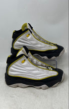 Load image into Gallery viewer, Nike Kids Air Jordan Pro Strong Black White Yellow Basketball Shoes Size 5Y
