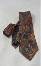 Load image into Gallery viewer, Hugo Boss Mens Multicolor Floral Print Silk Adjustable Four-In-Hand Pointed Tie
