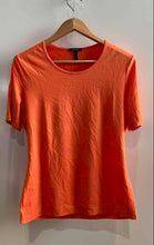 Load image into Gallery viewer, Authentic Escada Womens Orange Short Sleeve Crew Neck T-Shirt Size EUR 36
