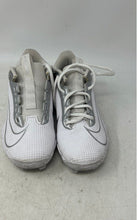 Load image into Gallery viewer, Nike Unisex Kids Vapor Edge Shark 2 DH5089-102 White Gray Football Cleats Sz 3Y
