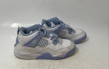 Load image into Gallery viewer, Nike Kids Air Jordan 4 Retro White Blue Lace-Up Sneaker Shoes Size 3Y
