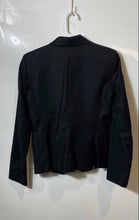 Load image into Gallery viewer, MNG Womens Black Long Sleeve Notch Lapel Single-Breasted One-Button Blazer Sz 4
