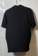 Load image into Gallery viewer, Calvin Klein Mens Black Cotton Short Sleeve Collared Button Polo Shirt Size M
