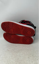 Load image into Gallery viewer, Nike Boys Court Borough Mid 2 CD7782-602 Red Black Basketball Shoes Size 7Y

