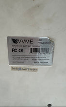 Load image into Gallery viewer, VVME VVME-HTPED-V61 White 720P Portable LED Video Projector Not Tested

