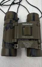 Load image into Gallery viewer, Tasco Green Camouflage 8X21 383FT 1000YDS Fully Coated Compact Binoculars
