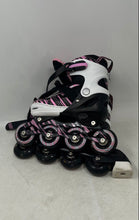 Load image into Gallery viewer, Ecoo Girls Black Pink Adjustable Strap Rollerblades Inline Skates Size S 10C-13C
