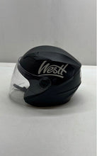 Load image into Gallery viewer, Westt Black Motorcycle Equipment Full Face Visor Helmet Size L 59-60
