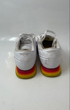 Load image into Gallery viewer, Fila Womens Orbit Stripe White Red Yellow Low Top Lace-Up Sneaker Shoes Size 7.5
