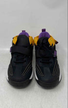 Load image into Gallery viewer, Dream Pairs Boys Black Orange Purple Lace-Up Low Top Sneakers Shoes Size 4
