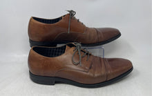 Load image into Gallery viewer, Karl Lagerfeld Mens LF7A4932 Brown Leather Lace-Up Derby Dress Shoes Size 10 M
