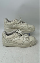 Load image into Gallery viewer, Zara Mens White Leather Lace-Up Low Top Round Toe Sneaker Shoes Size 41
