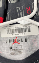 Load image into Gallery viewer, Jordan Boys Multicolor Logo Print Short Sleeve Crewneck Pullover T-Shirt Size L
