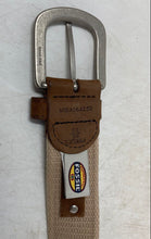 Load image into Gallery viewer, Fossil Mens MB4064250 Beige Adjustable Buckle Webbed Utility Belt Size 90/36
