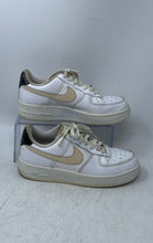 Load image into Gallery viewer, Nike Womens Air Force 1 '07 FD9873-100 White Brown Sneaker Shoes Size 7
