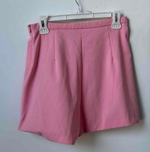 Load image into Gallery viewer, Zara Womens Pink Side Zip Front Pockets Short Mini Skorts Size Medium
