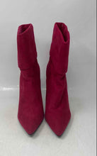 Load image into Gallery viewer, Eternal Womens Pink Suede Pointed Toe Stiletto Heel Ankle Booties Size EU 36
