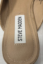 Load image into Gallery viewer, Steve Madden Womens Finely Light Brown Leather Slip-On Mule Flats Size 6.5M
