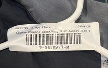 Load image into Gallery viewer, Adidas Womens Black Gray Long Sleeve Mock Neck Golf Full-Zip Jacket Sz S W/ Tag
