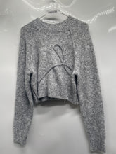 Load image into Gallery viewer, American Eagle Outfitters Womens Gray Marled Crew Neck Pullover Sweater Size XS
