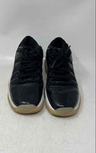 Load image into Gallery viewer, Nike Unisex Kids Air Jordan 11 528896-001 Black Leather Sneakers Shoes Size 6.5Y
