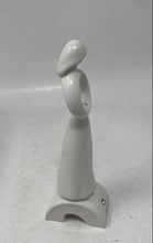 Load image into Gallery viewer, Enesco White Ceramic Circle Of Love August Birthstone And Birth Flower Figurine
