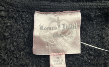 Load image into Gallery viewer, Romeo &amp; Juliet Womens Black Sleeveless Cowl Neck Sweater Vest Size Medium
