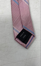 Load image into Gallery viewer, Michael Kors Mens Pink Plaid Printed Adjustable Pointed Tie
