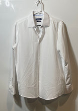 Load image into Gallery viewer, Nautica Mens White Collared Slim Fit Long Sleeve Dress Shirt Size 15-15 1/2
