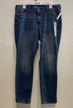 Load image into Gallery viewer, Old Navy Womens Blue Denim Mid-Rise Pop Icon Skinny Leg Jeans Size 14 With Tag
