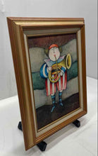 Load image into Gallery viewer, Home Decorative Wall Hanging Framed Puffy Face Musician Art Painting
