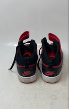 Load image into Gallery viewer, Nike Kids Court Borough Mid 2 CD7782-602 Red Black Sneaker Shoes Size 4.5Y

