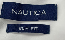Load image into Gallery viewer, Nautica Mens White Collared Slim Fit Long Sleeve Dress Shirt Size 15-15 1/2
