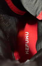 Load image into Gallery viewer, Kefuwu Mens Black Red Non-Slip Lace-Up High Top Boxing Boots Size 12.5
