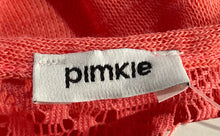 Load image into Gallery viewer, Pimkie Womens Pink Lace Sleeveless Scoop Neck Pullover Tank Top Size M With Tag
