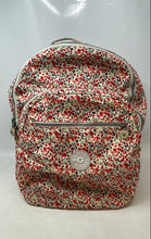 Load image into Gallery viewer, Kipling Womens Red Floral Print Inner Pockets Adjustable Strap Shoulder Backpack
