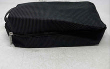 Load image into Gallery viewer, Giorgio Armani Womens Black Polka Dot Zipper Travel Cosmetic Toiletry Bag
